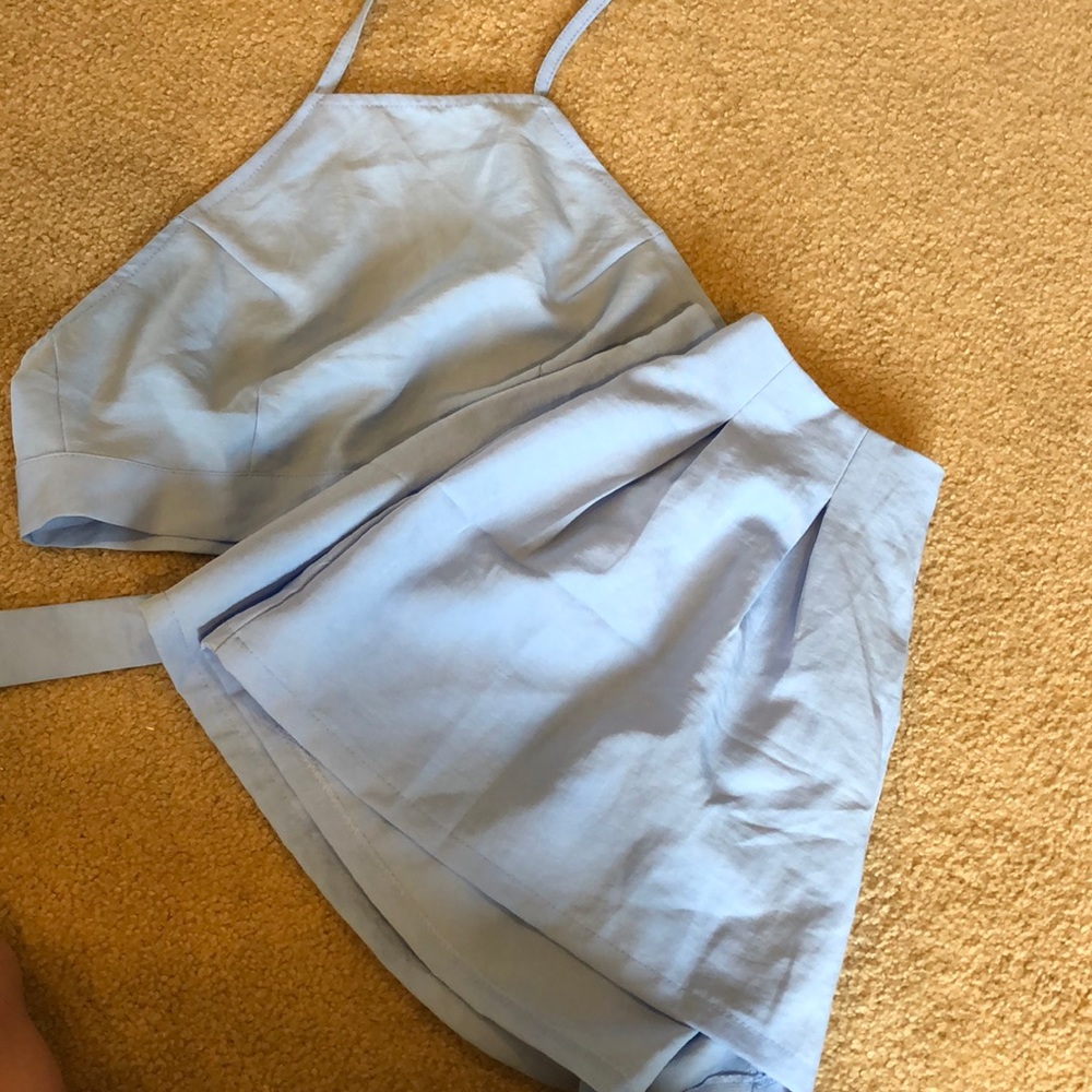 Baby blue 2 piece set, size L